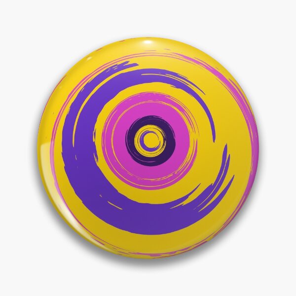 Item preview, Orange Pink Brush Strokes Circles Abstract designed and sold by trendingatees.