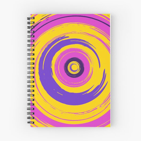 Item preview, Orange Pink Brush Strokes Circles Abstract designed and sold by trendingatees.