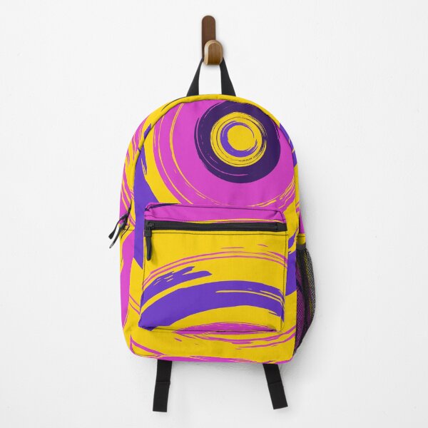 Item preview, Orange Pink Brush Strokes Circles Abstract designed and sold by trendingatees.