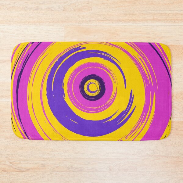 Item preview, Orange Pink Brush Strokes Circles Abstract designed and sold by trendingatees.