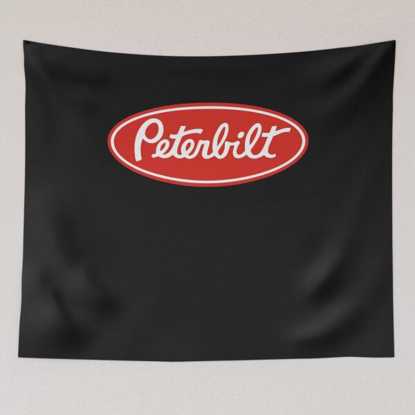Item preview, Red and white Peterbilt Truck Logo is a must-have. designed and sold by KahnDavid.