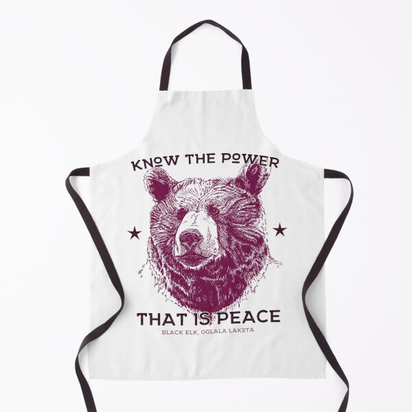 Item preview, Know the Power That is Peace, Oglala Lakota Proverb, Native American Proverb designed and sold by Proverbial Wisdom Design.