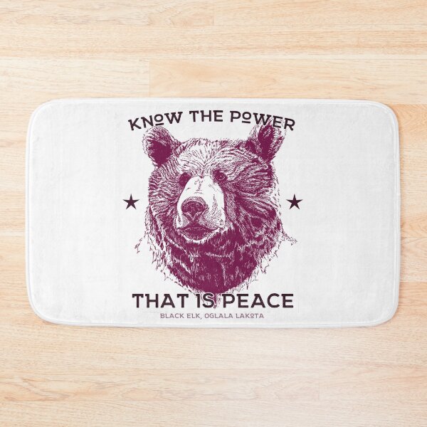 Item preview, Know the Power That is Peace, Oglala Lakota Proverb, Native American Proverb designed and sold by Proverbial Wisdom Design.