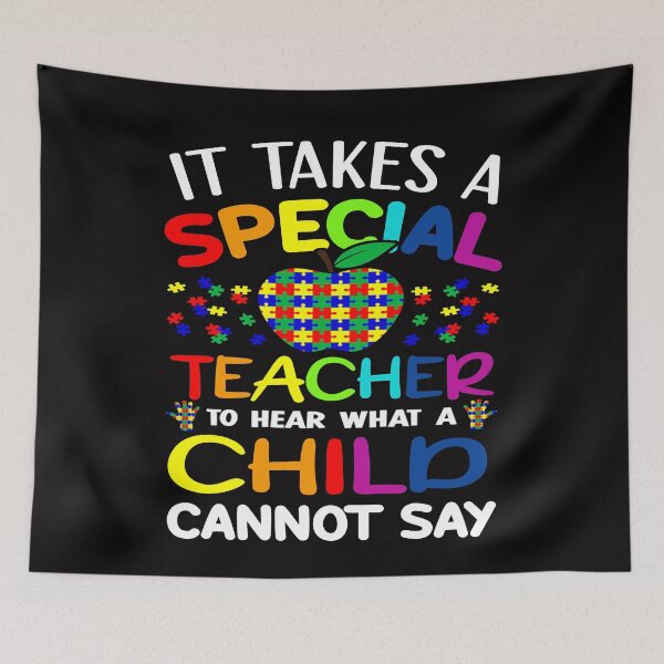 Item preview, Autism teacher support It takes a special teacher to hear what a child cannot say, autism month  designed and sold by Majesticoo.