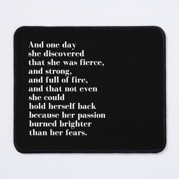 Item preview, And one day she discovered that she was fierce designed and sold by The Little Wood Cottage.