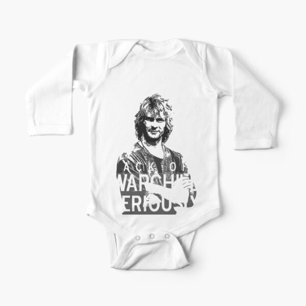 Back off Warchild - SERIOUSLY (dark) Long Sleeve Baby One-Piece