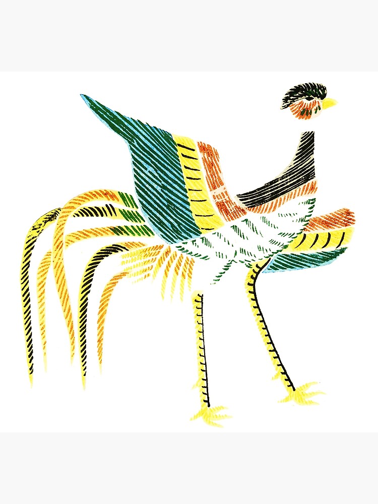 "yellow ostrich bird" Poster for Sale by cipiwaskito Redbubble
