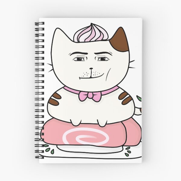 Item preview, Kitty Man on a cake roll designed and sold by Teddy-Kiwi.