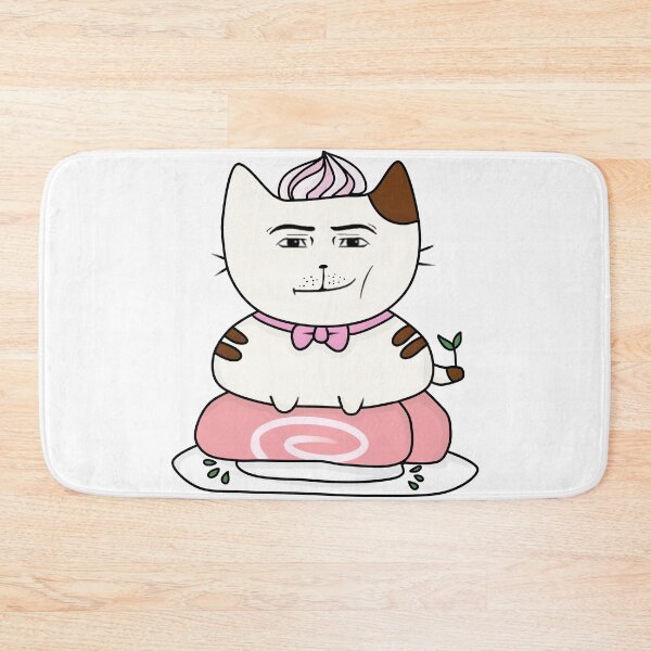 Item preview, Kitty Man on a cake roll designed and sold by Teddy-Kiwi.