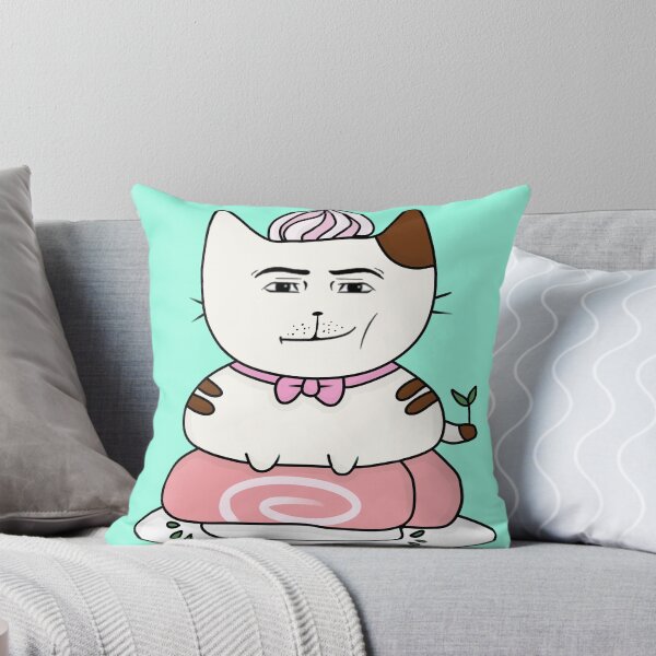 Item preview, Kitty Man on a cake roll designed and sold by Teddy-Kiwi.