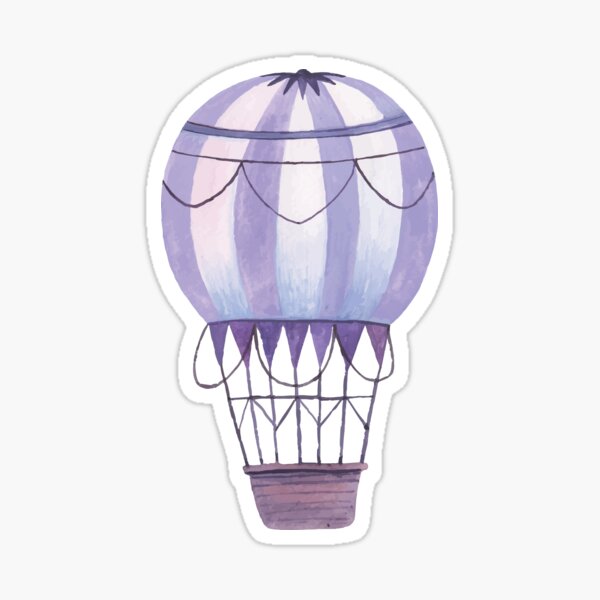 Item preview, Hot air balloon water colors designed and sold by Emil1993.