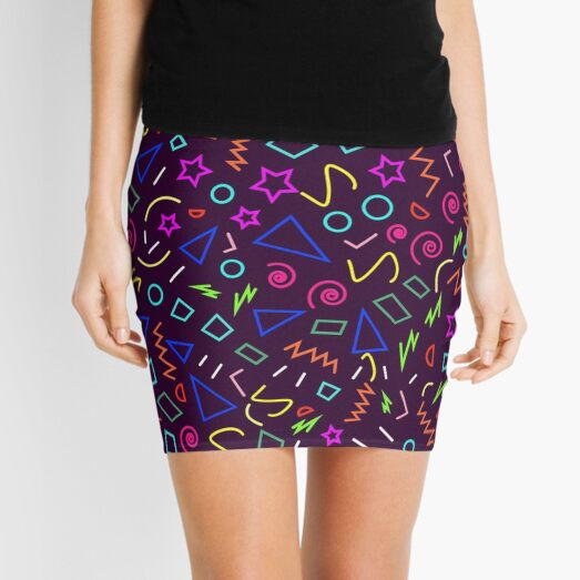 Item preview, Memphis digital purple pattern design designed and sold by NoahDea.