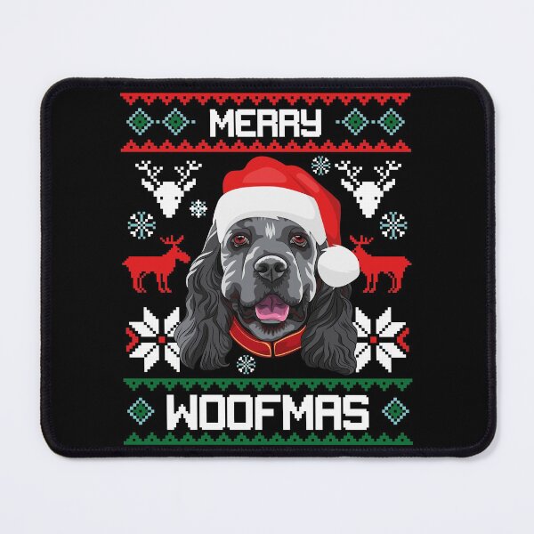 Item preview, Cocker Spaniel Merry Woofmas Christmas Dog Gift designed and sold by CR Media.
