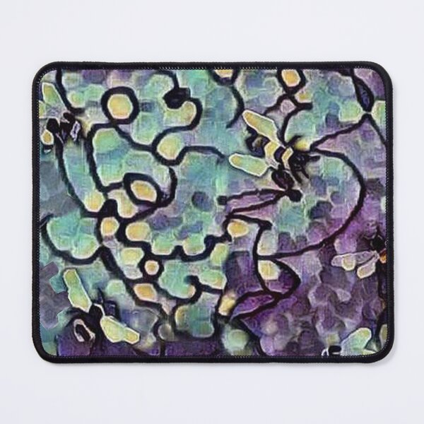 Item preview, bees, amethyst, amethyst, honeycomb, endless pattern, multicolor print designed and sold by Maria Mihailova.