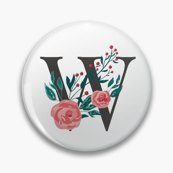 Item preview, Rose initial W designed and sold by Terelaska.