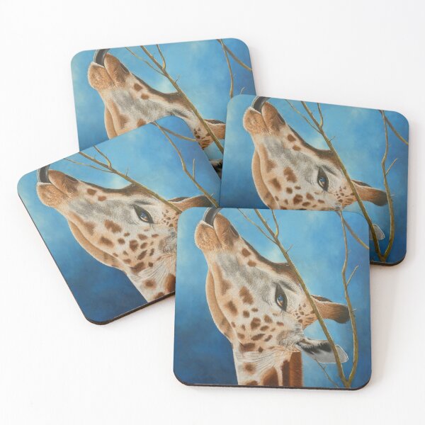 Item preview, Giraffe portrait 2 designed and sold by Debra Dickson.