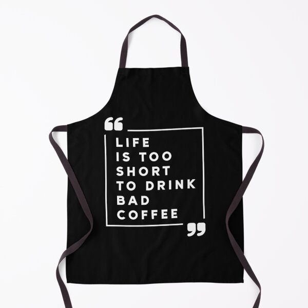 Item preview, Life is too short to drink bad coffee funny coffee designed and sold by teesresolution.
