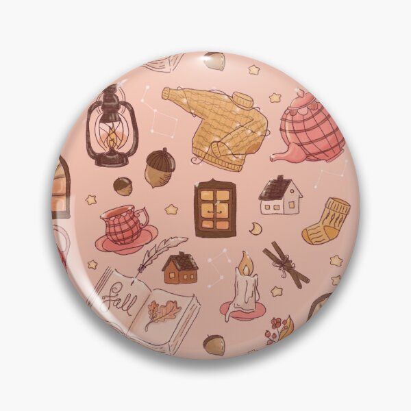 Item preview, Cozy fall pattern designed and sold by moonlitdoodl.