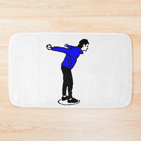 Item preview, Petanque player prepares to shoot designed and sold by JC Nowers.