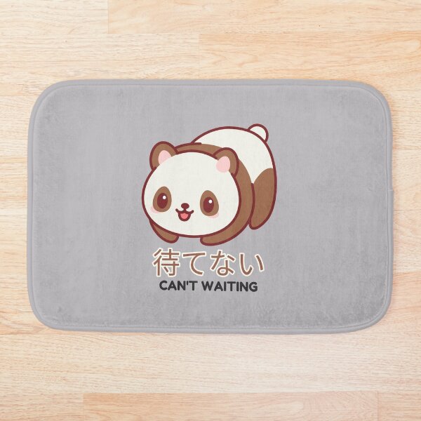 Aperçu de l'œuvre  Panda ne peut pas attendre Kawaii mignon créée et vendue par FMA30.