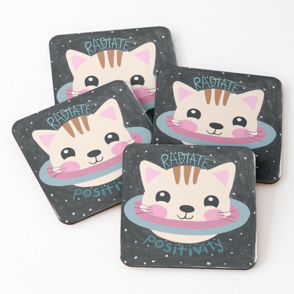 Item preview, cat planet in the space - positivity act designed and sold by LillemDesign.