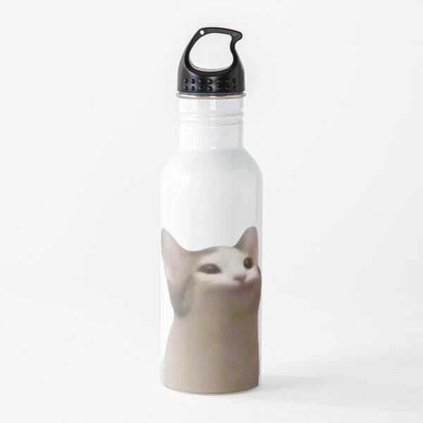 Copy of Popcat meme popcat gif Water Bottle