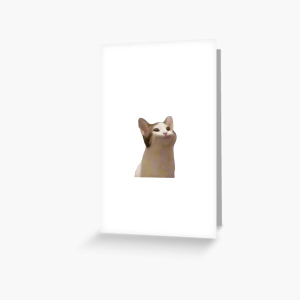 Copy of Popcat meme popcat gif Greeting Card