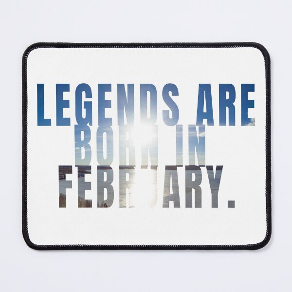 Item preview, Legends are born in February. - Cool - Funny designed and sold by RolandWidin.