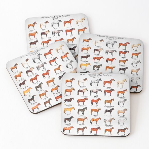 Item preview, Horse Breeds Of The World designed and sold by Evelynsouza.