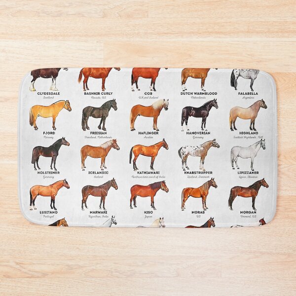 Item preview, Horse Breeds Of The World designed and sold by Evelynsouza.