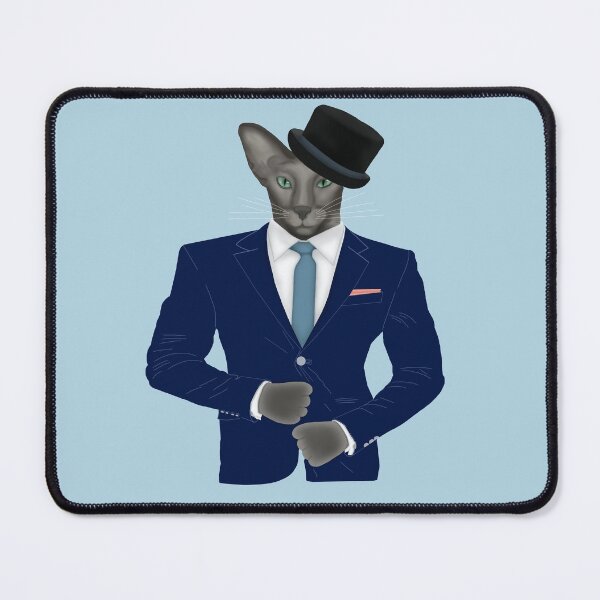Item preview, Gentleman Cat in suit and hats designed and sold by KateQR.