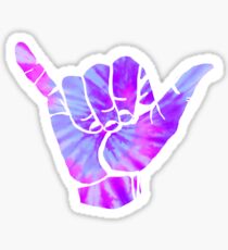 blanc n cravate mauve teinture main ~~~ Sticker