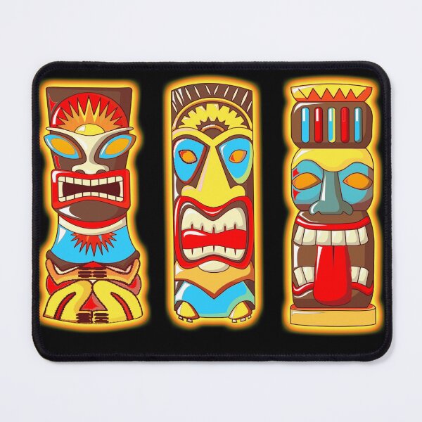 Item preview, Tiki Gods Totems Idols Retro Tropical Polynesian designed and sold by funnytshirtemp.
