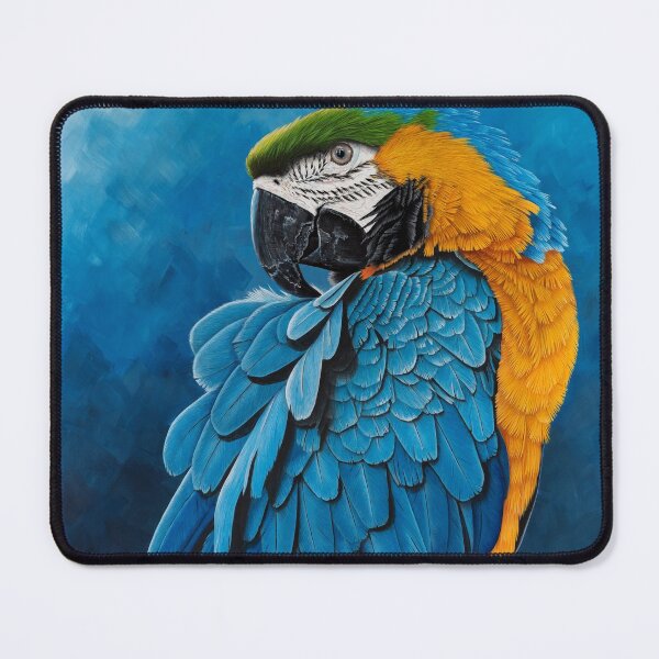 Item preview, Blue and gold Macaw portrait designed and sold by Debra Dickson.