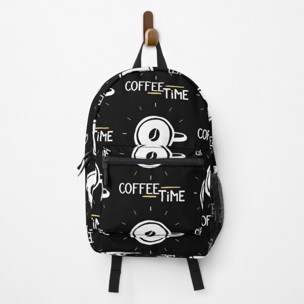 Item preview, Coffee Time. Coffee bean around the clock. Black text. designed and sold by epicmarketing.