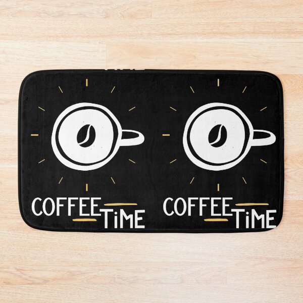 Item preview, Coffee Time. Coffee bean around the clock. Black text. designed and sold by epicmarketing.