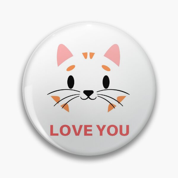 Item preview, Cute animal cat - Love you  (Cat says hey) designed and sold by Paint84.