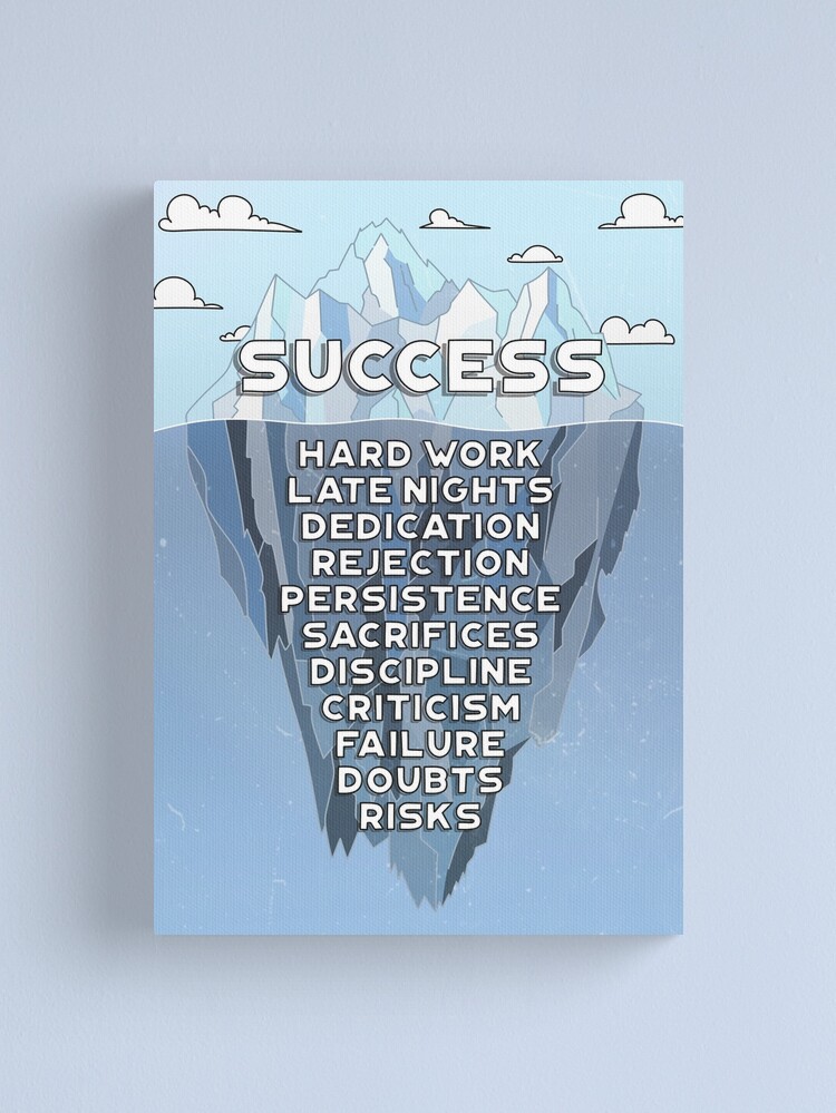 Thumbnail 2 of 3, Canvas Print, Success Mountain designed and sold by ShutterStudios.