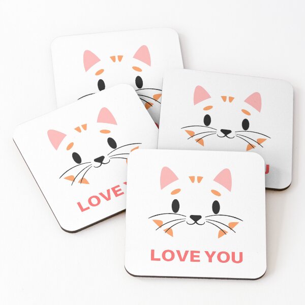 Item preview, Cute animal cat - Love you  (Cat says hey) designed and sold by Paint84.