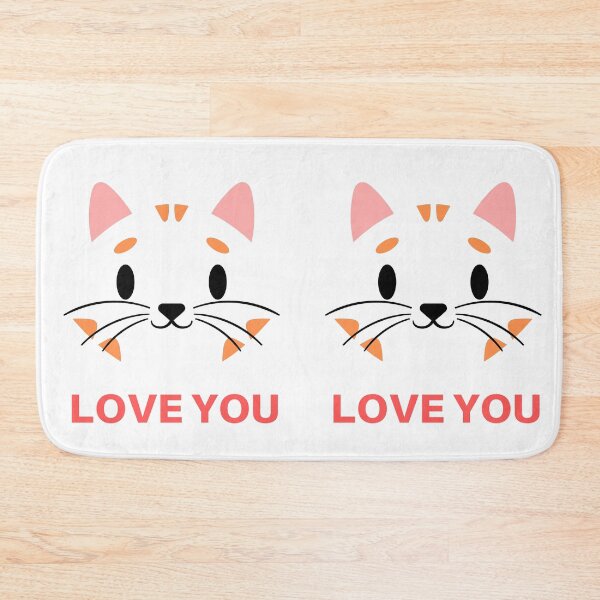 Item preview, Cute animal cat - Love you  (Cat says hey) designed and sold by Paint84.