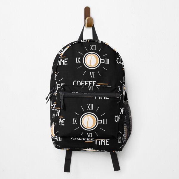 Item preview, Coffee Time. Brown Coffee bean around the clock. Black text. designed and sold by epicmarketing.