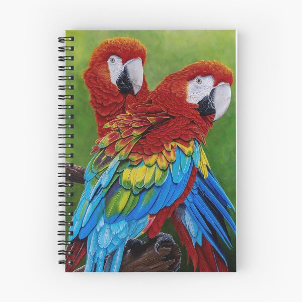 Item preview, Scarlet macaws portrait designed and sold by Debra Dickson.