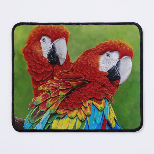 Item preview, Scarlet macaws portrait designed and sold by Debra Dickson.