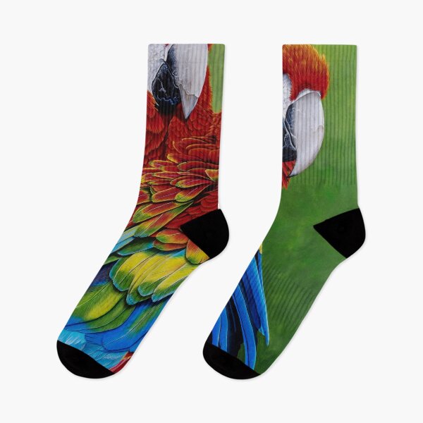 Item preview, Scarlet macaws portrait designed and sold by Debra Dickson.