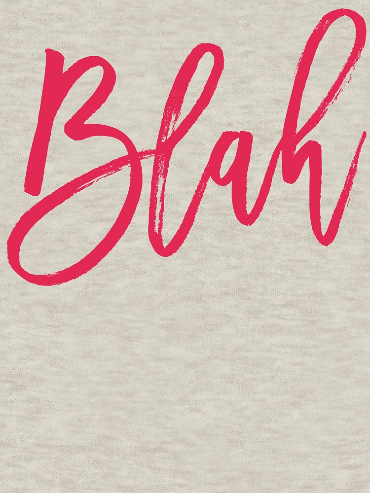 Blah hand brush lettering by mirunasfia