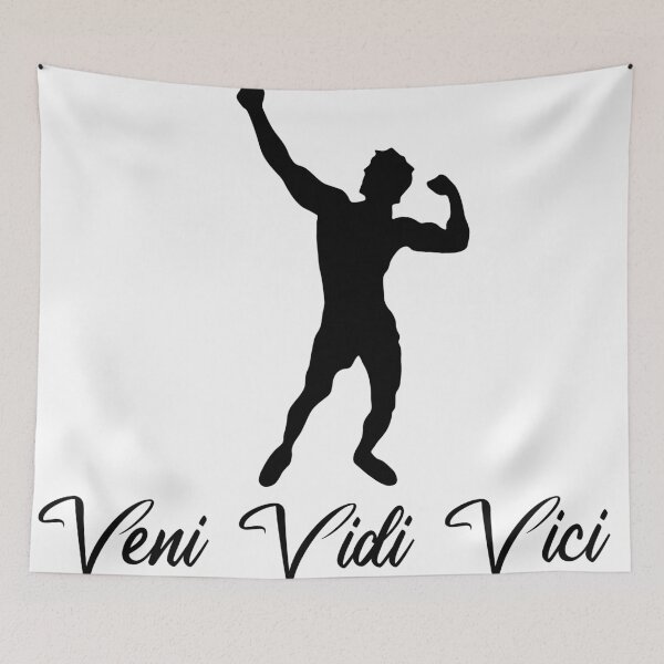 Item preview, Zyzz Text Sickkunt Gym Bodybuilding Motivational Aesthetic Veni Vidi Vici Design designed and sold by Princeps-.