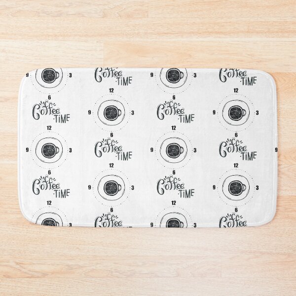 Item preview, Coffee Time. Brown Coffee bean around the clock. Black text. designed and sold by epicmarketing.