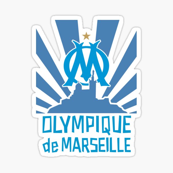 ⭐️ Cadeau OM - Sticker foot ballon OM Marseille – stickers foot