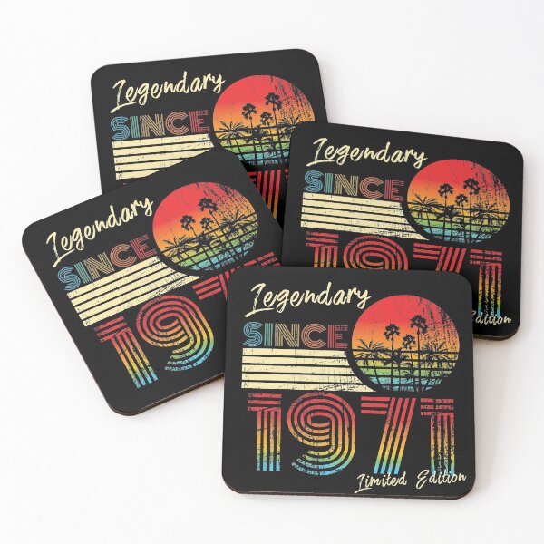 Item preview, Birthday Gift Men 1971 T-Shirt Legendary designed and sold by EinfachKlim.
