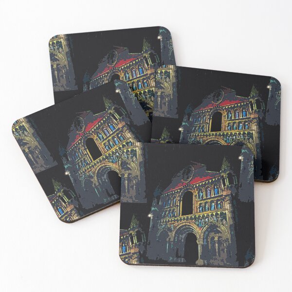 Item preview, r917  New finition 2021 : en Version " Art Moderne "' Notre Dame la Grande de Poitiers 3 boites à lumière Okaio flashs (innovation) Okaio Créations 1995 Olavia-Olao designed and sold by o.okaïo.